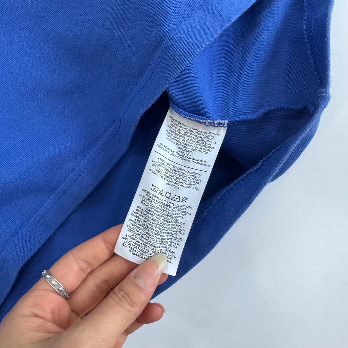 ACG Nike 나이키 스몰 로고 블루 반팔티 상품이미지6