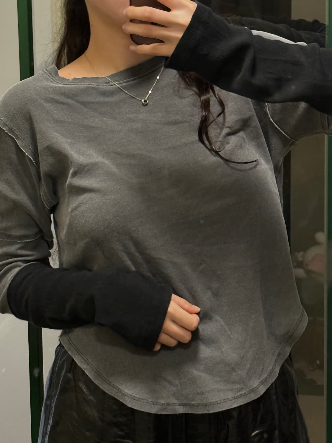 빈티지 그레이 워머 T 상품이미지1