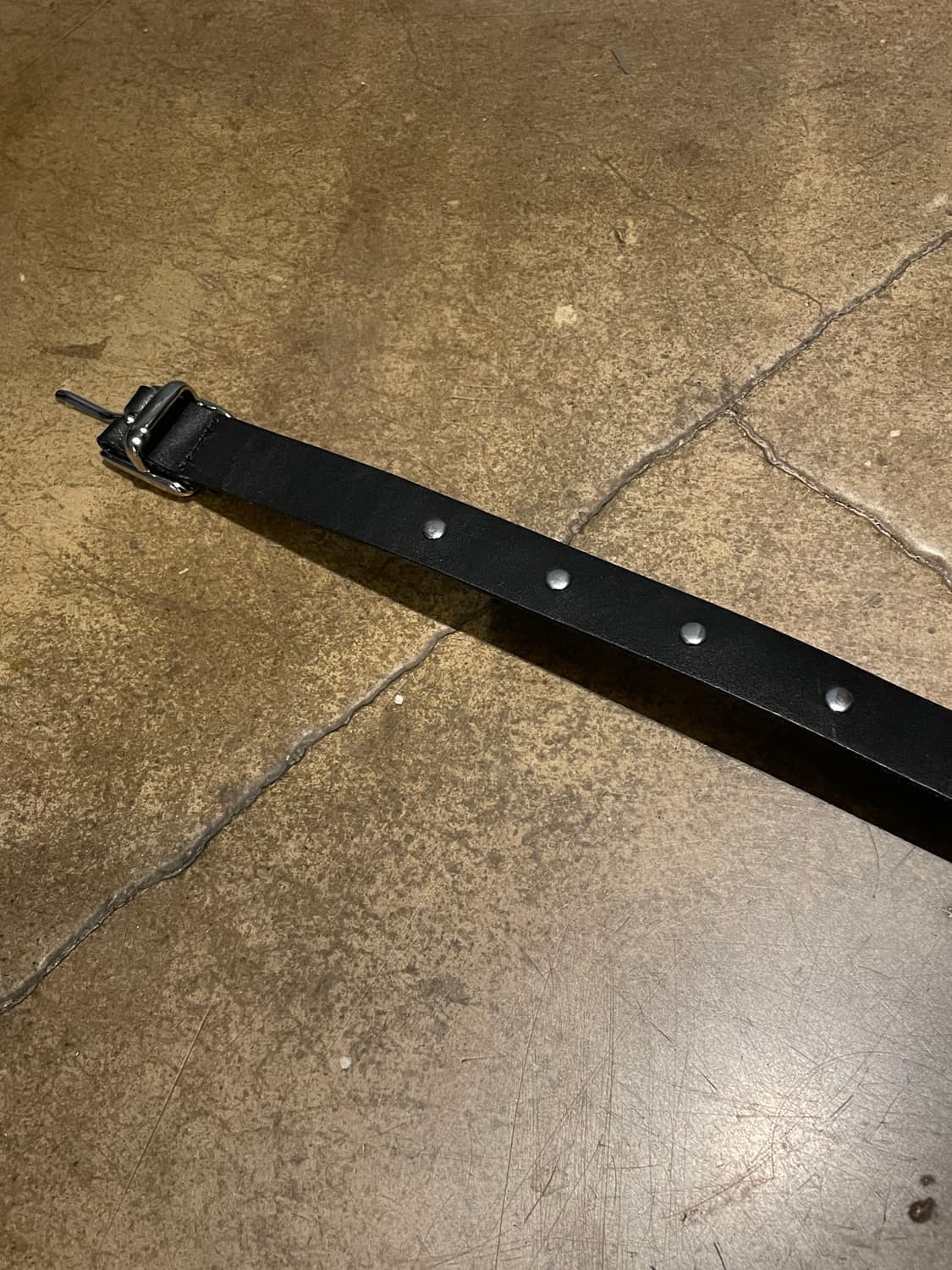 REAL LEATHER STUDS BELT 상품이미지3
