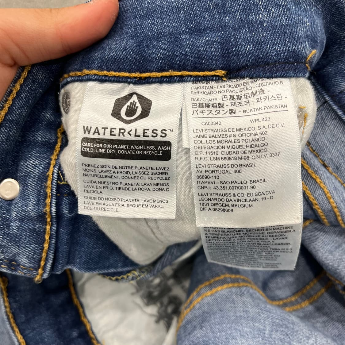 30 리바이스 502 워싱 데님팬츠 상품이미지8