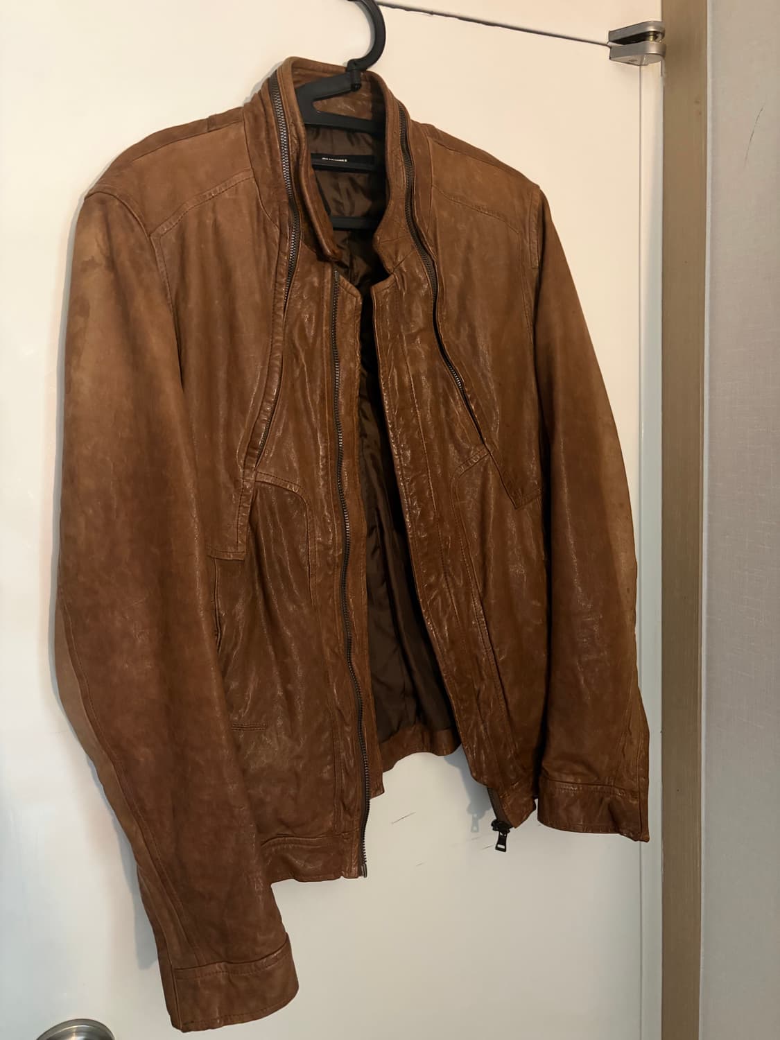 시스템옴므 브라운레더 자켓 상품이미지1