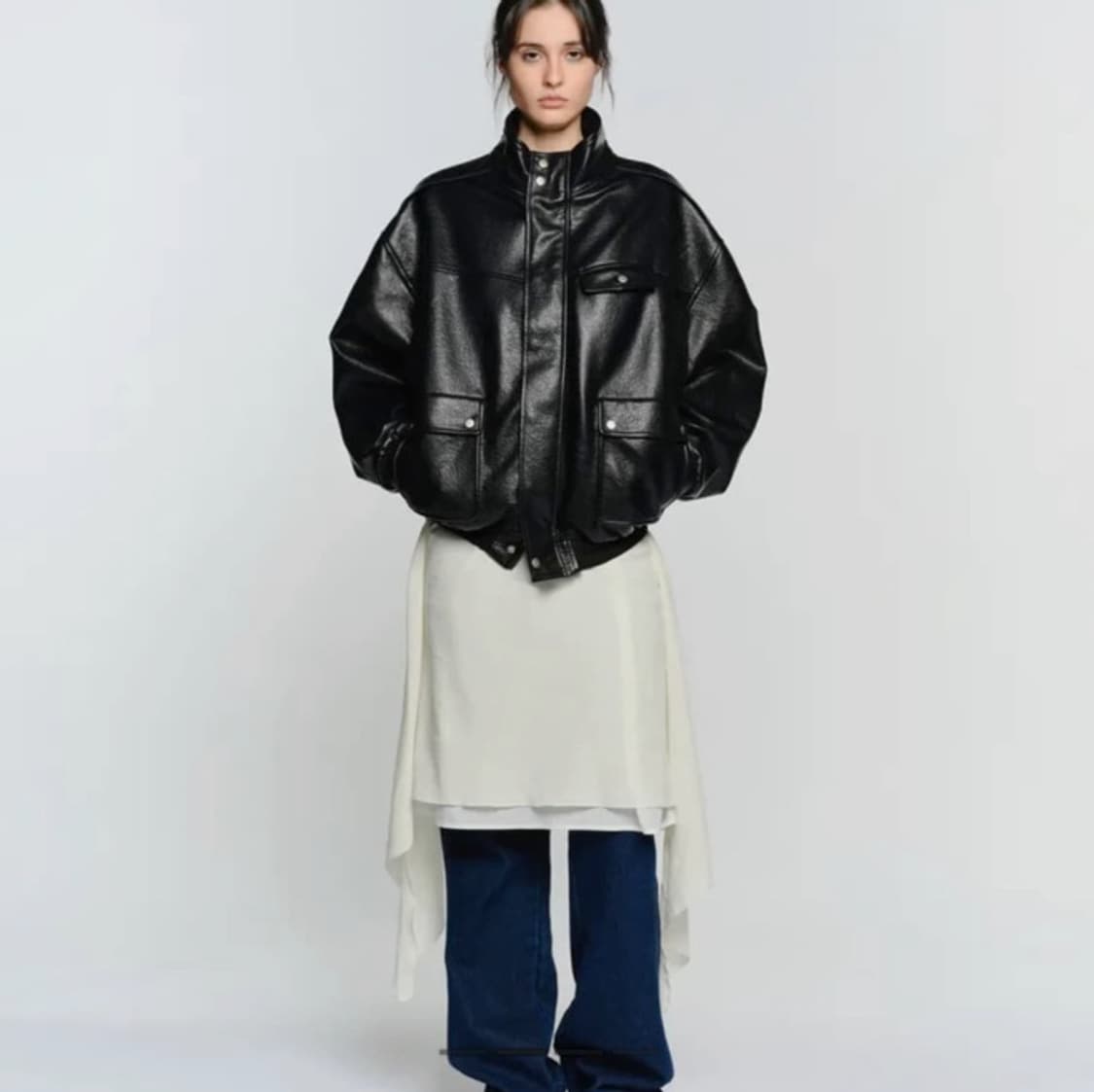 썬번프로젝트 폭스레더자켓 (새상품) 상품이미지3