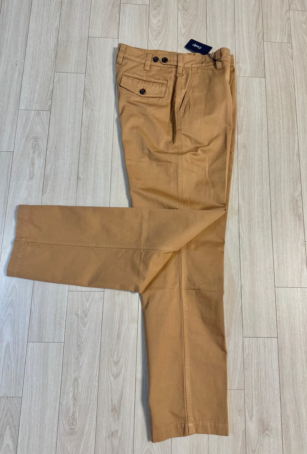 드레익스 DRAKE'S 타바코 코튼 플랫 프런트 치노팬츠 33 새상품 상품이미지6