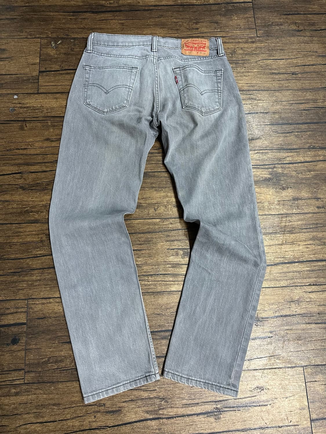 리바이스(LEVIS) 511 그레이 워시 슬림핏 데님팬츠 W30 스판 상품이미지5
