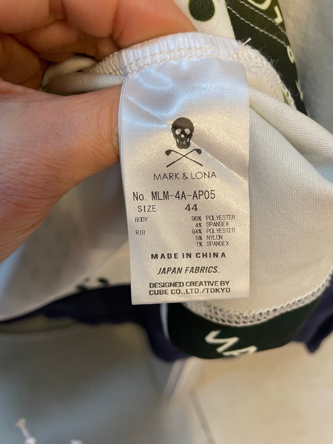 마크앤로나 그래픽 반팔 카라티 해골 패턴 레인보우 컬러 유니크 골프웨어 상품이미지8