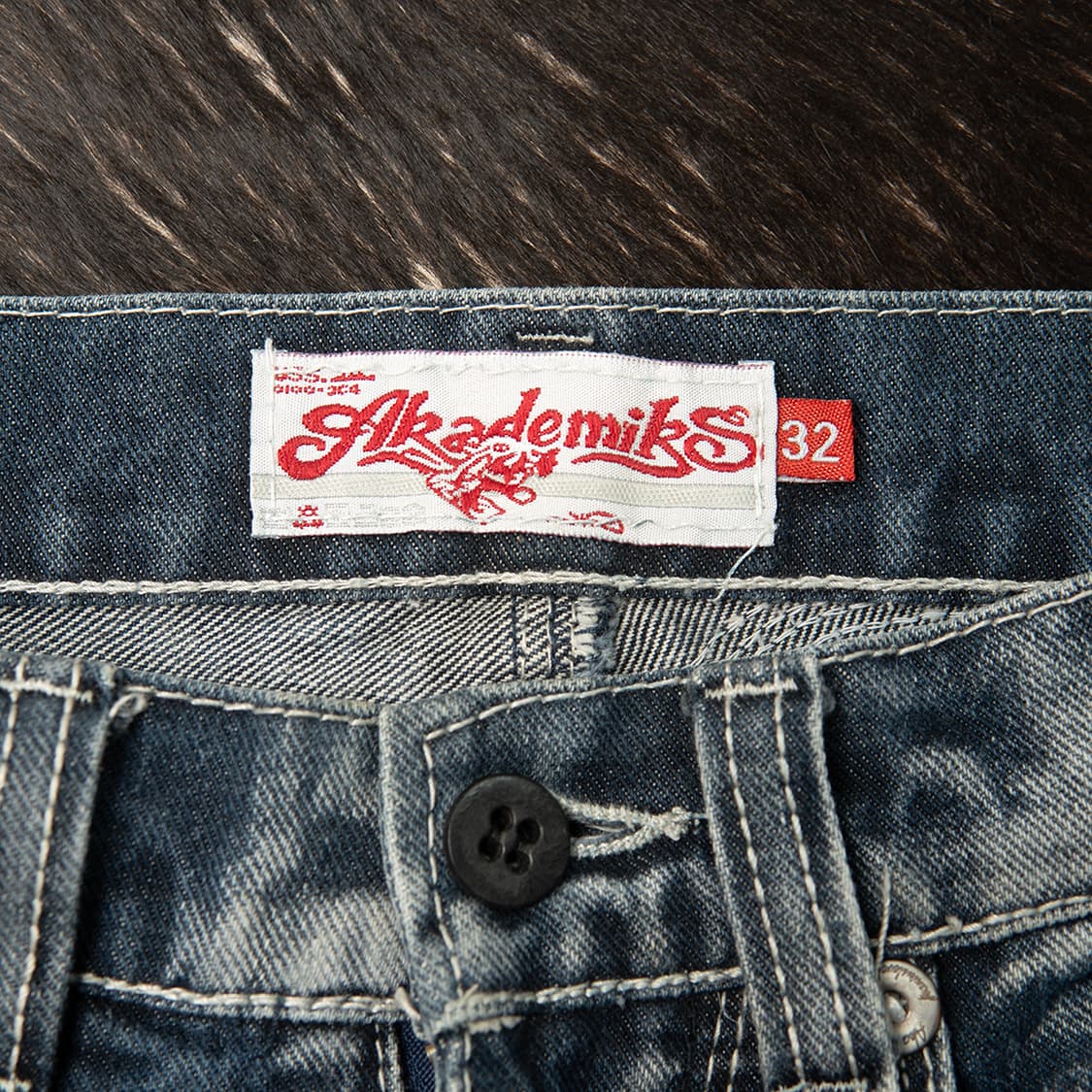 [31] 00s AKADEMIKS 아카데믹스 스티치 아트웍 데님팬츠  상품이미지8