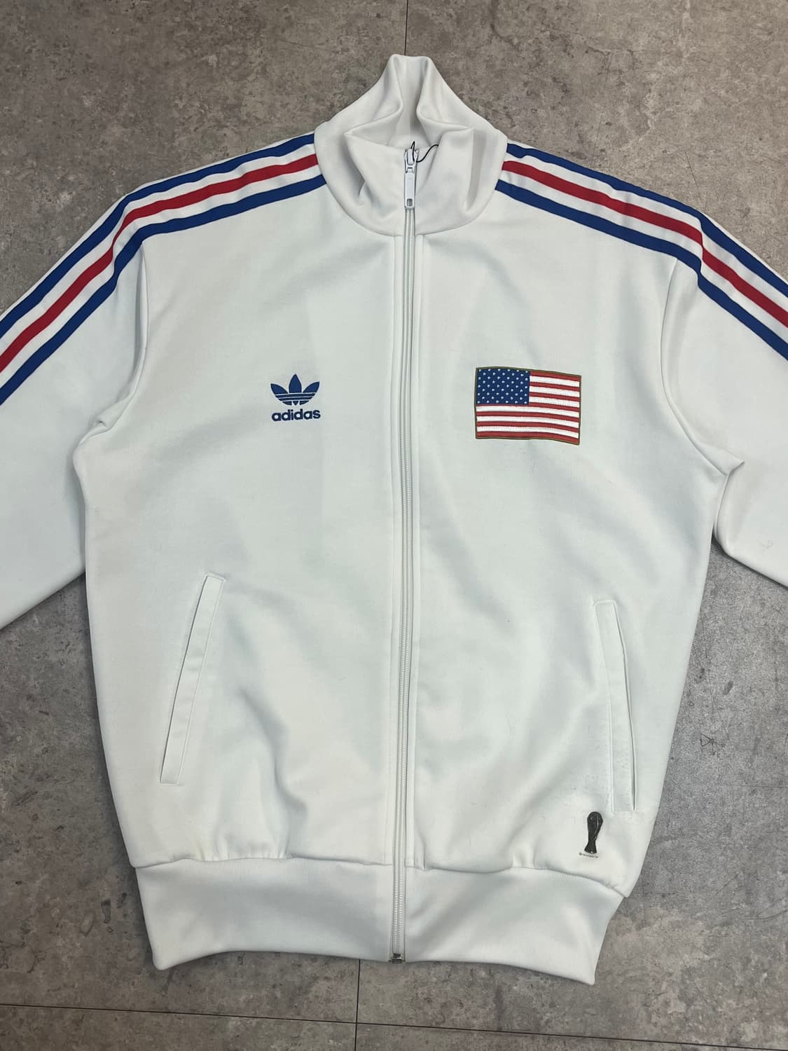 아디다스 USA 성조기 트랙탑 져지 화이트 95 #csz2654 상품이미지5