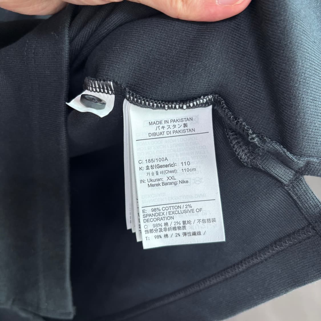 새상품 나이키 스우시 럭비티 롱슬리브 상품이미지3