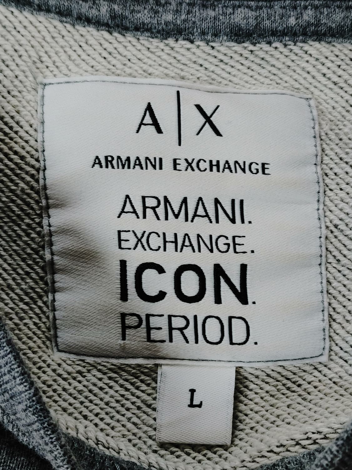 ARMANI EXCHANGE 아르마니 익스체인지 아이콘 그레이 맨투맨
 상품이미지4
