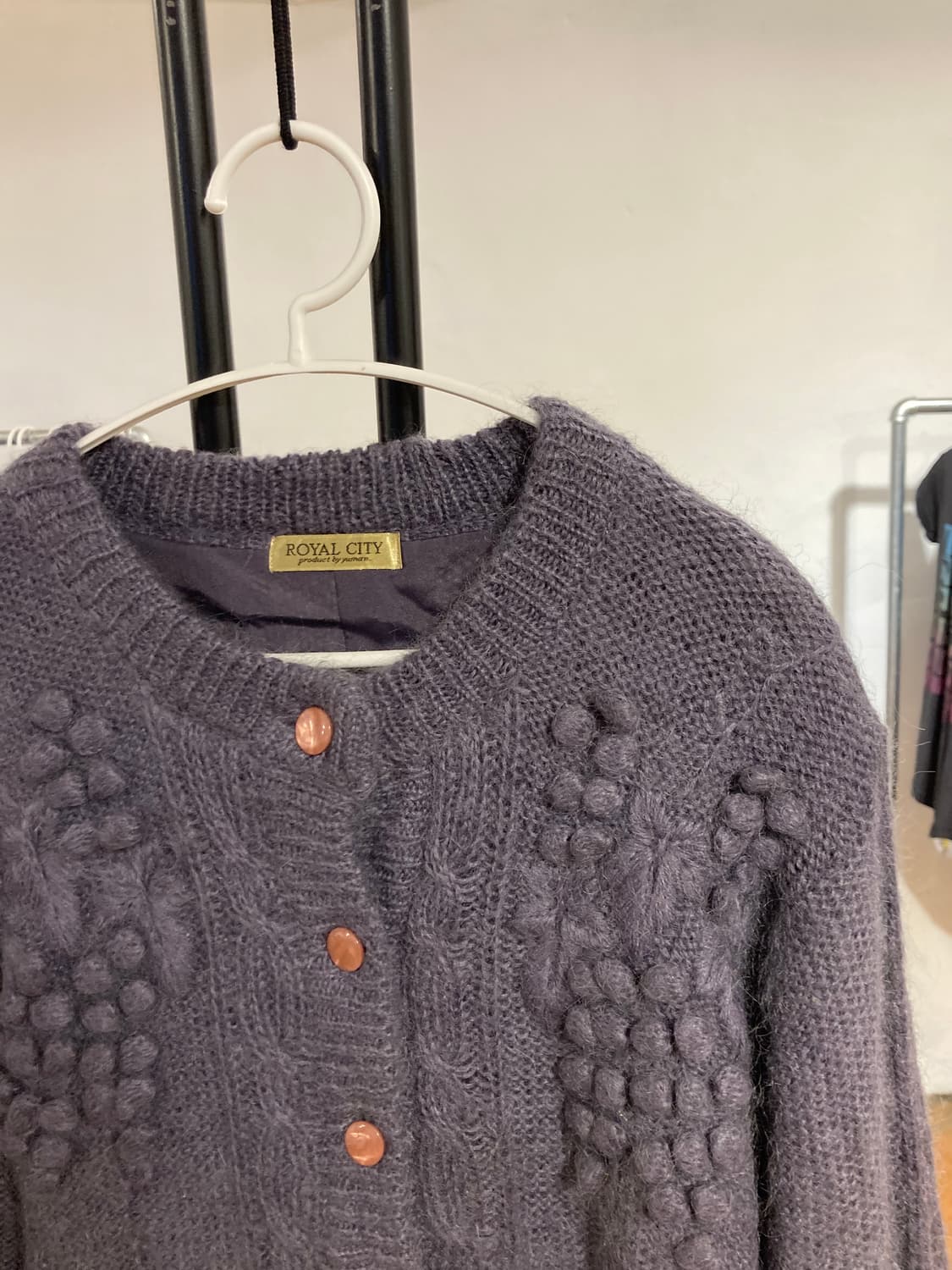 ROYAL CITY 빈티지 폼폼 가디건 / OS 사이즈 상품이미지5