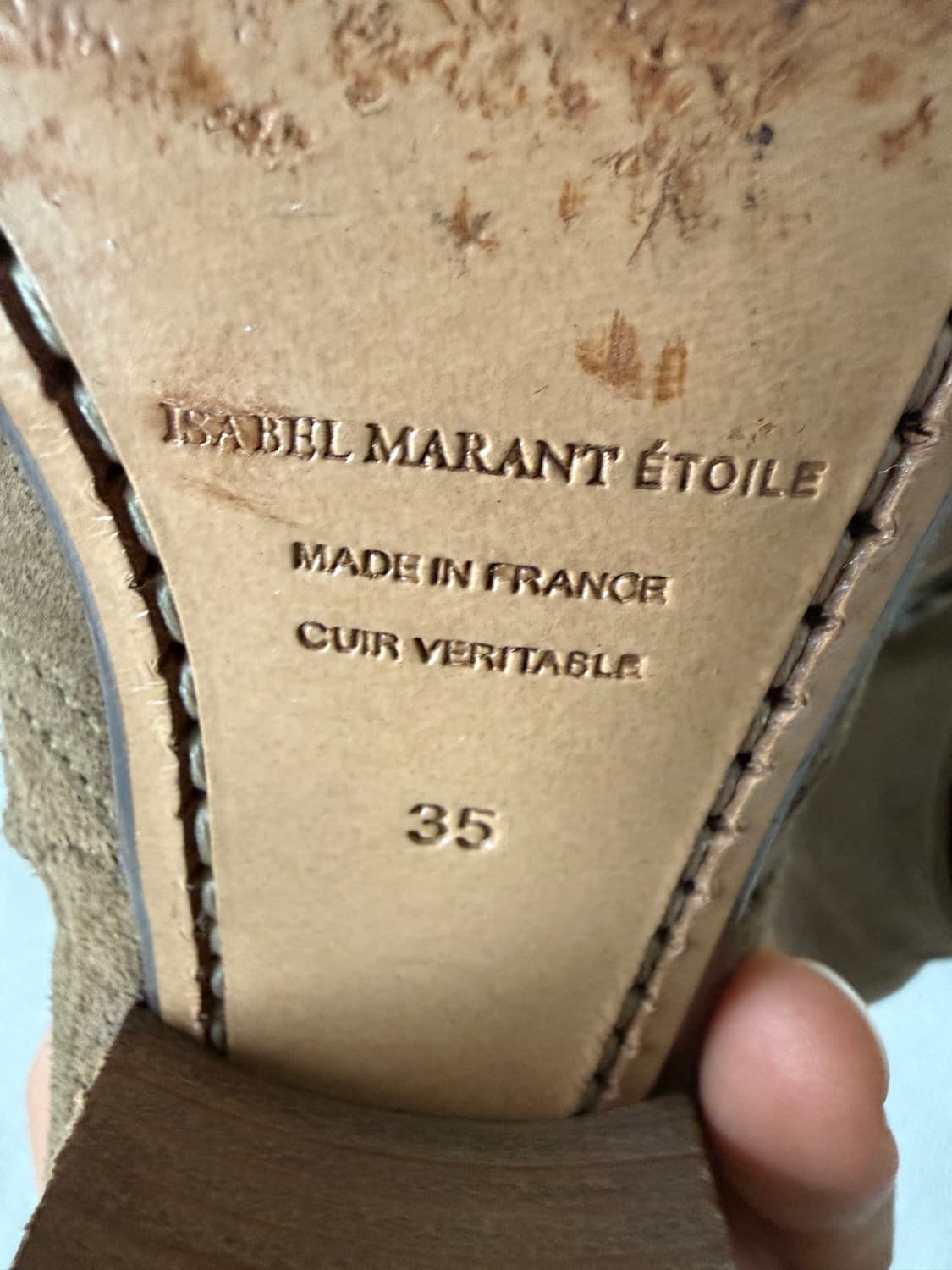 [EU35]이자벨마랑(ISABEL MARANT) 스웨이드 웨스턴 부츠 상품이미지9