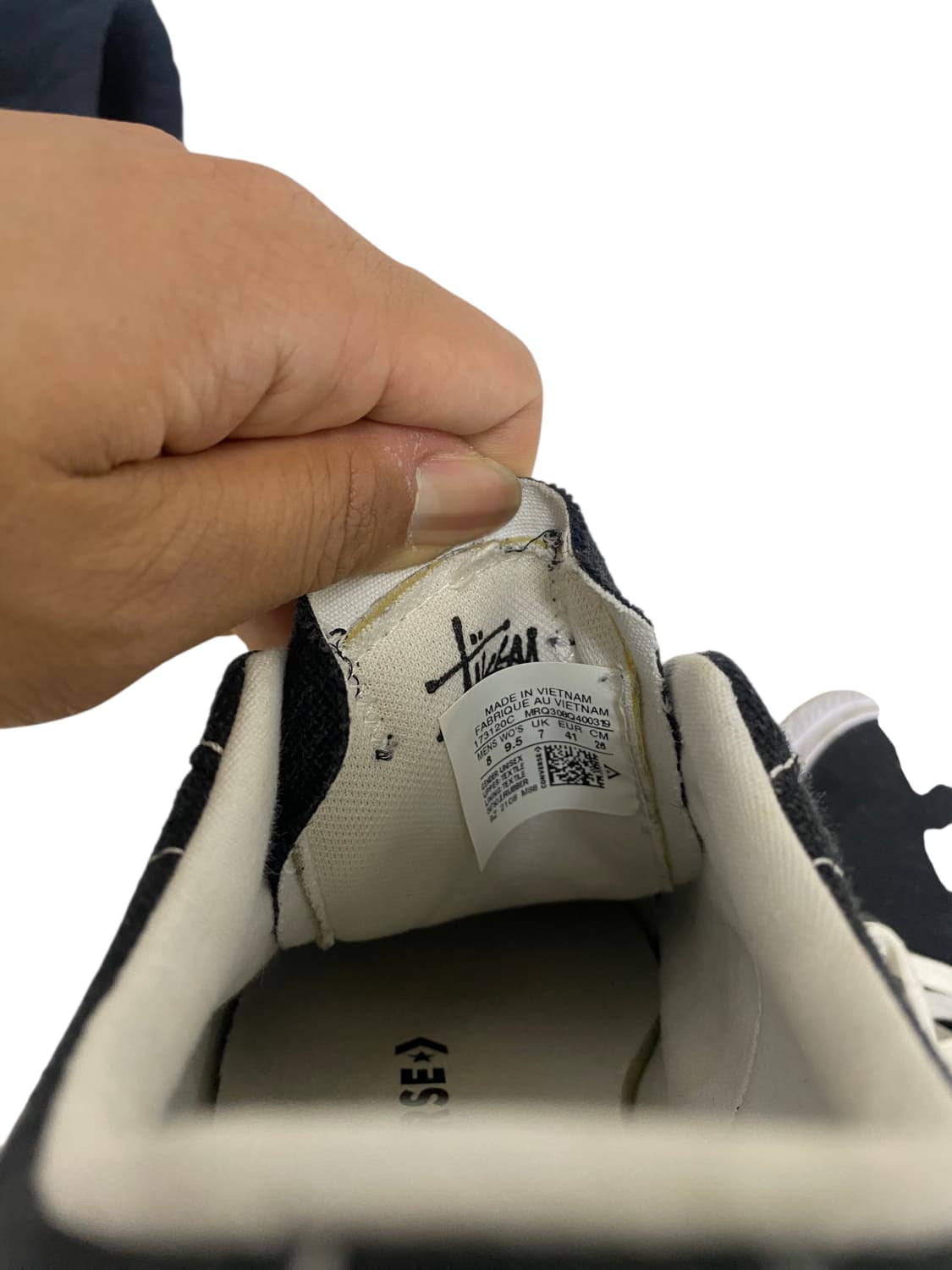 컨버스 스투시 원스타 블랙 260 상품이미지5