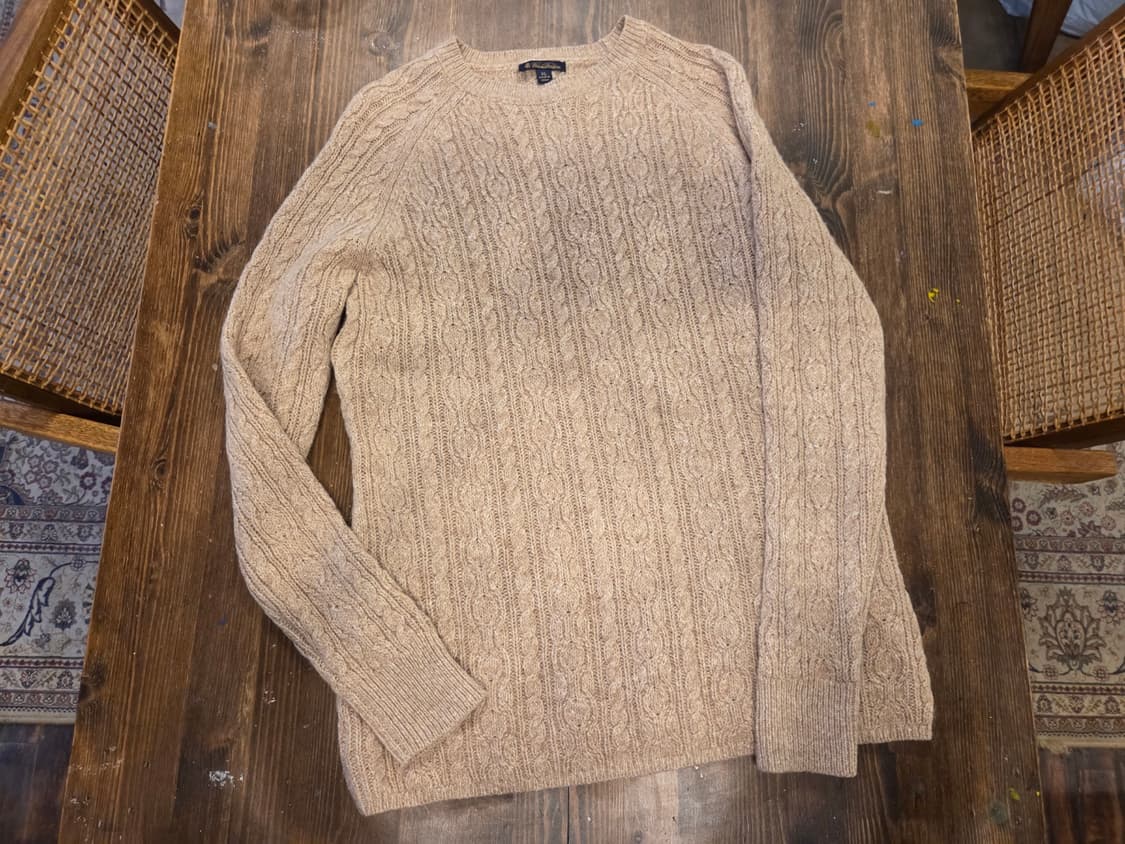 브룩스 브라더스 카멜헤어 케이블니트 상품이미지9