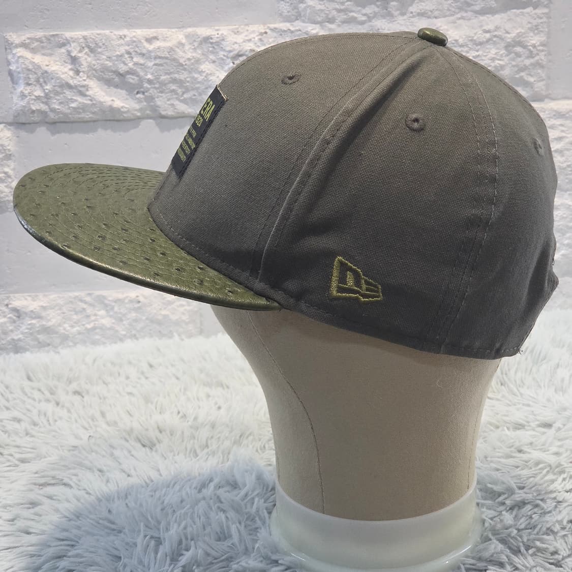 L5-5:뉴에라 9FIFTY 올리브 패치 스냅백 (약 56-59cm) 상품이미지2