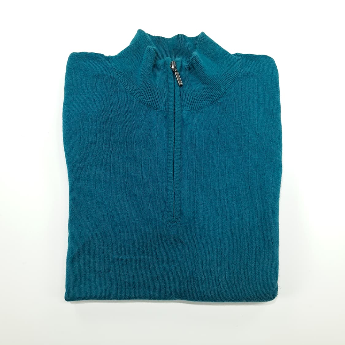 CN906 L 엘엘빈 블루그린 코튼 캐시미어 긴팔 니트 스웨터 상품이미지9