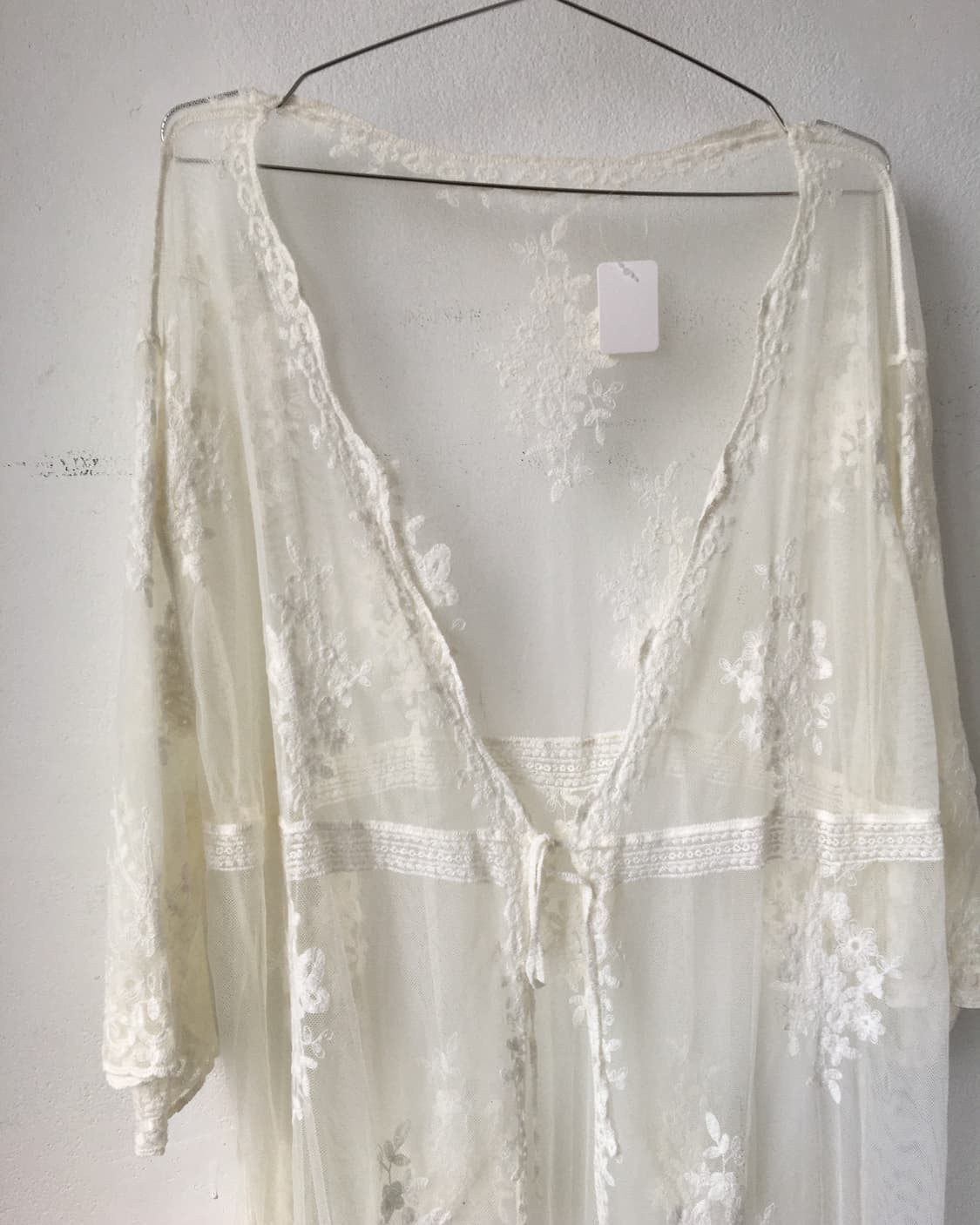 Ornament mood lace long cardigna 상품이미지4
