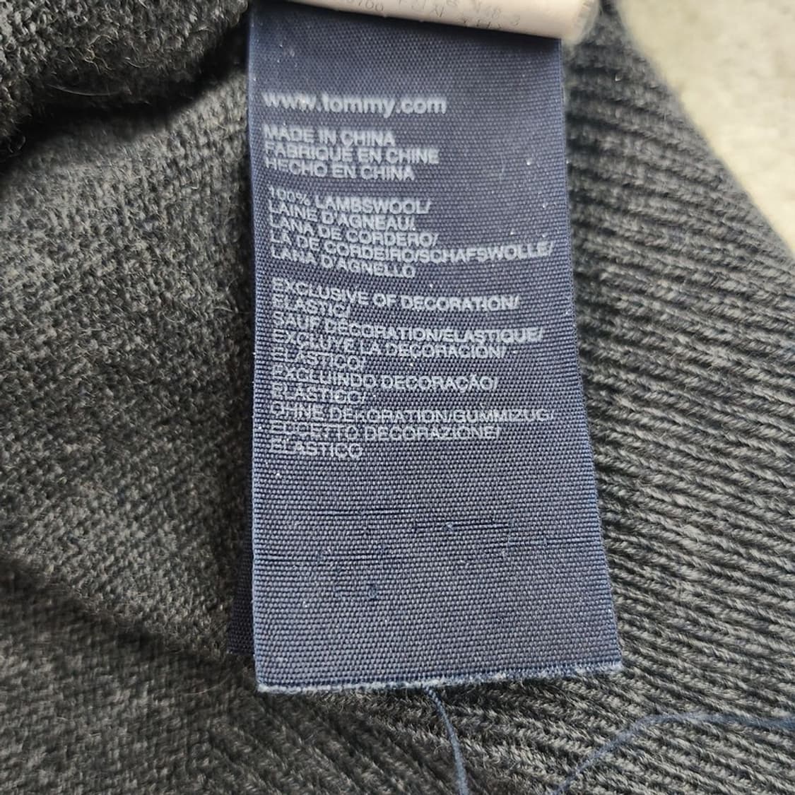 TOMMY HILFIGER 엘보패치 니트집업 상품이미지8