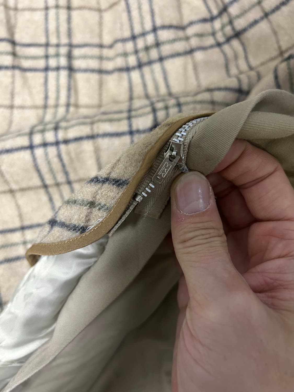 일제 타카큐 트랜치코트 울 내피포함 사이즈 100~ 105 상품이미지5