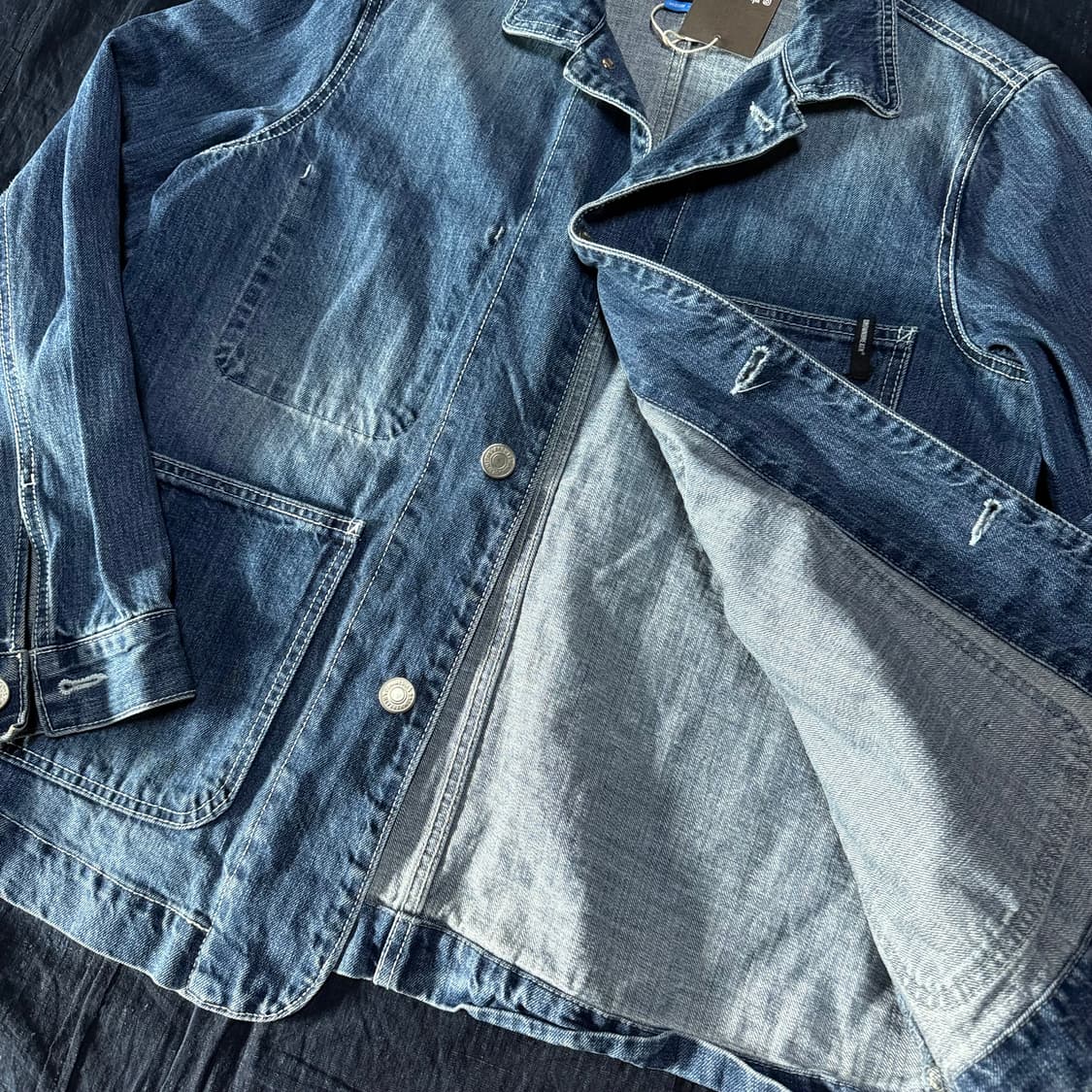 브라운브레스 데님 초어자켓 M 상품이미지4