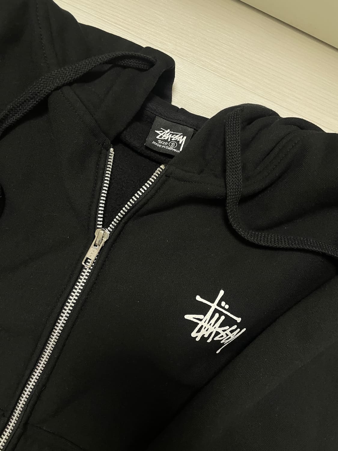 스투시 베이직 후드집업 상품이미지1