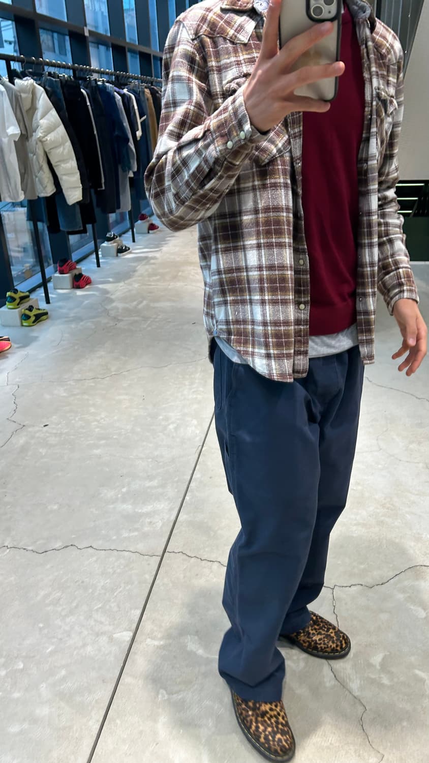 Levi's vintage check shirts Brown M 상품이미지2