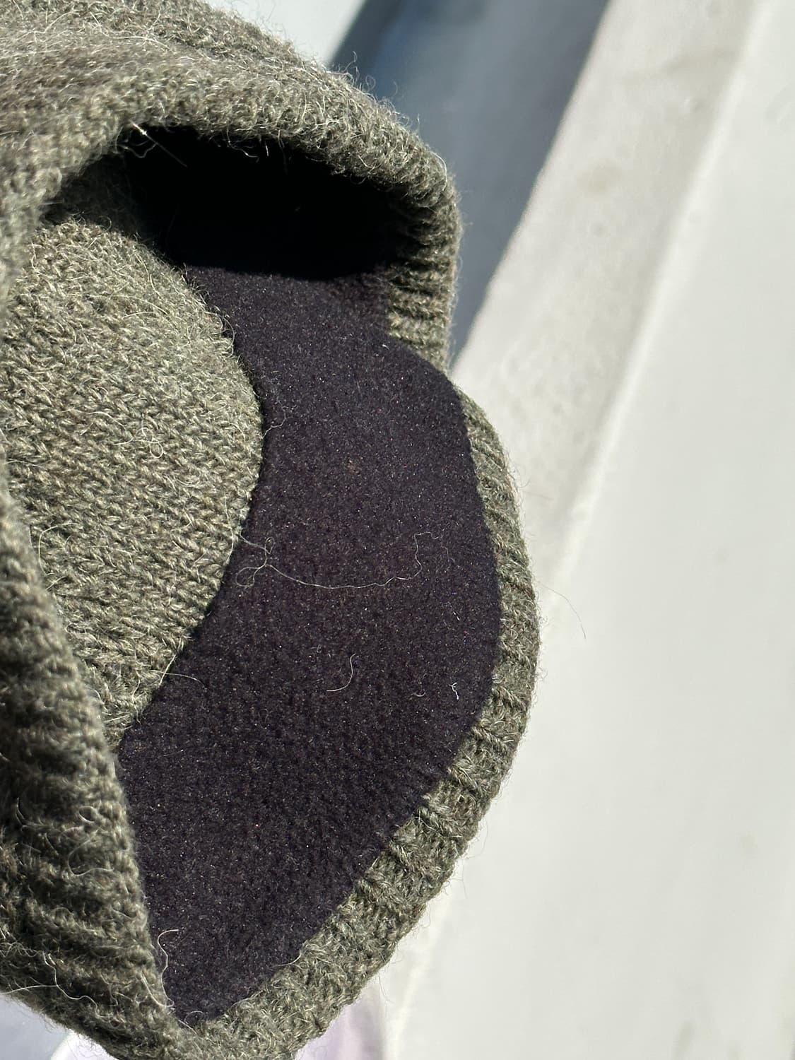 [F] 빈티지 케이블 짜임 카키 비니 모자 Canada 상품이미지4