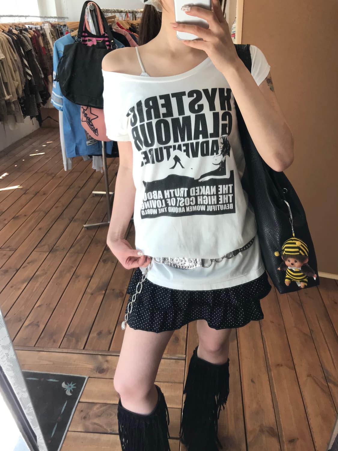 히스테릭글래머 히스걸 반팔티셔츠 상품이미지2