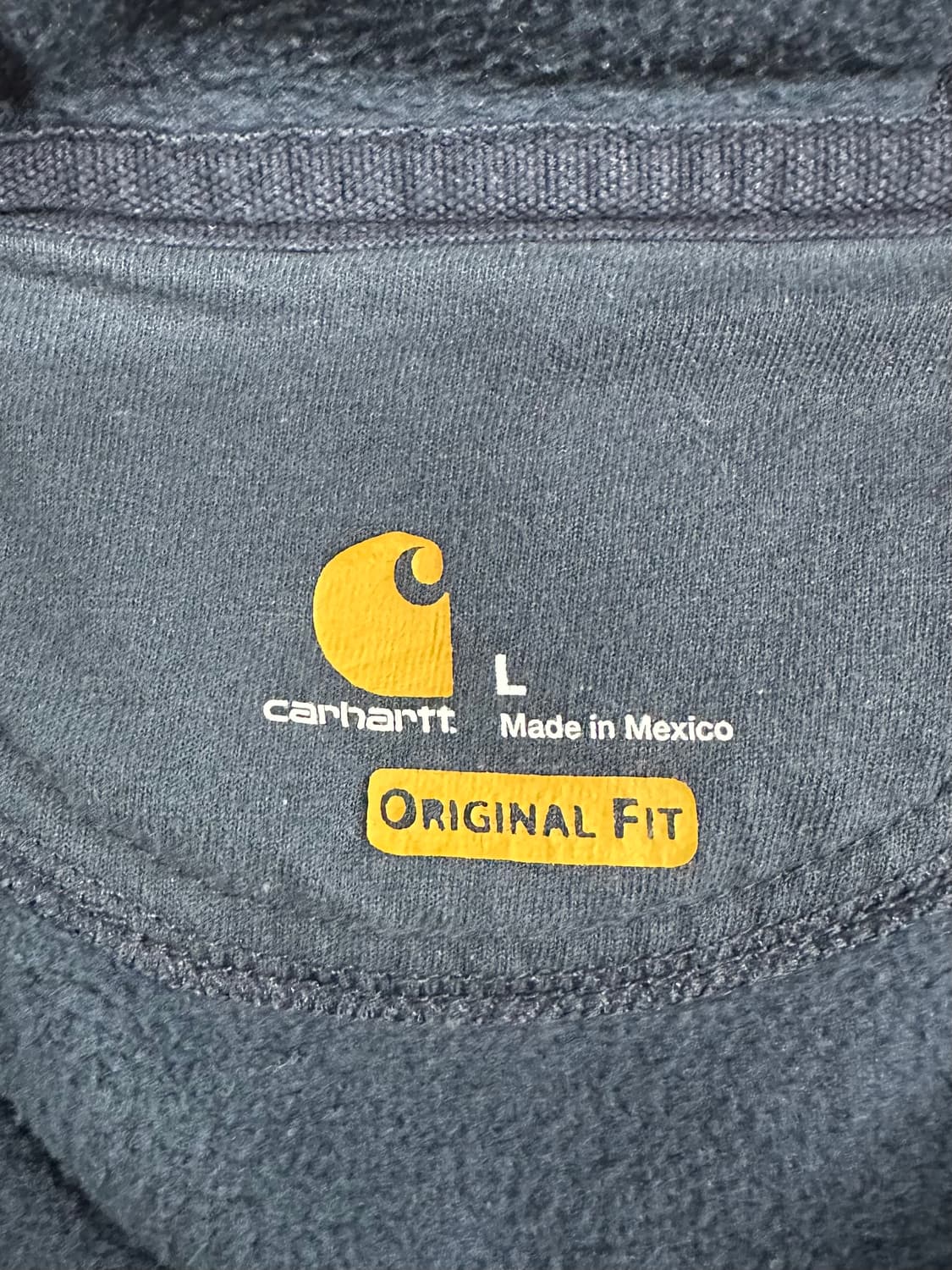 🔥칼하트 오리지널핏 풀집업 후드 (네이비)🔥 상품이미지7