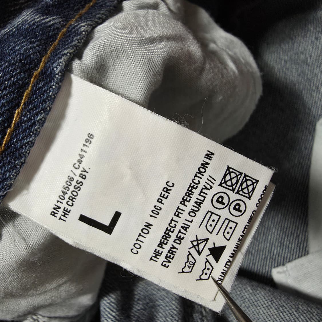 (L)더크로그 워싱 데님 카고 팬츠 상품이미지4