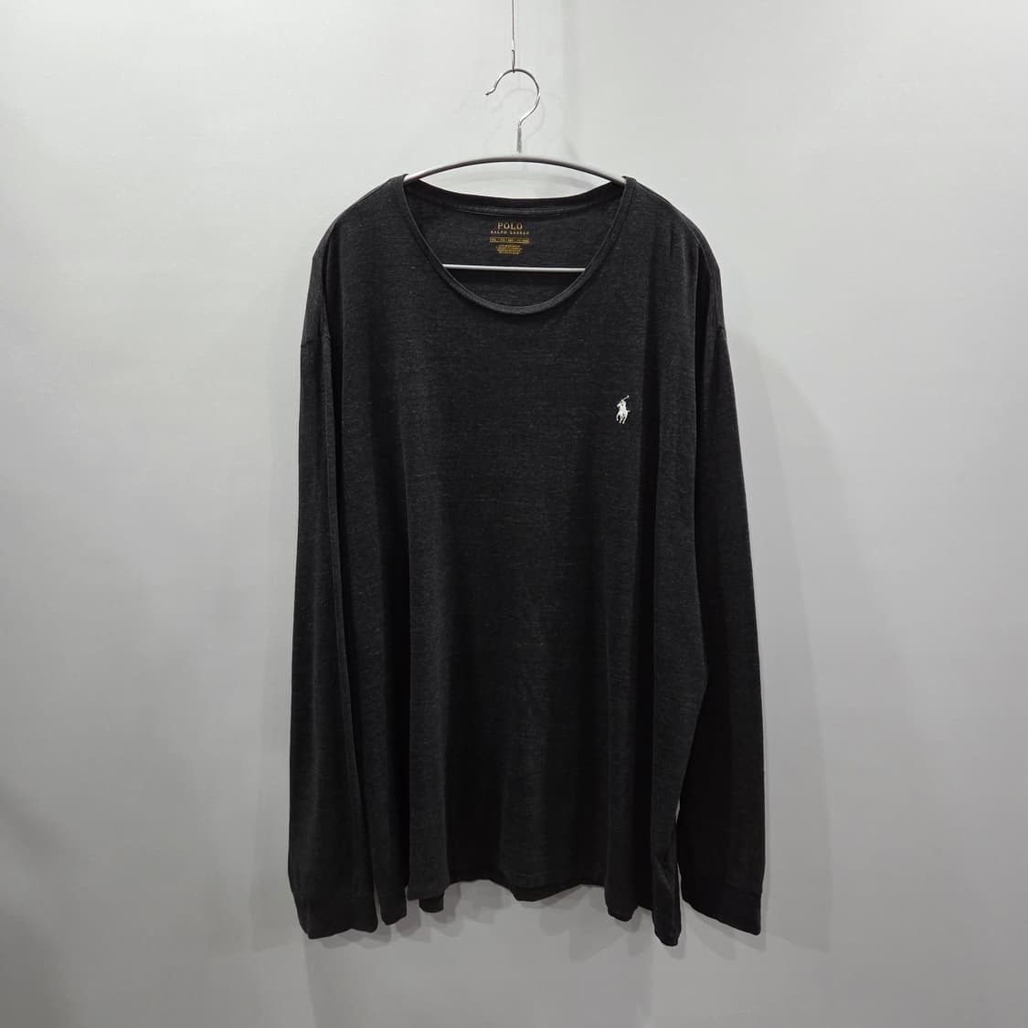 폴로랄프로렌 코튼 롱슬리브 다크그레이 XXL 상품이미지1