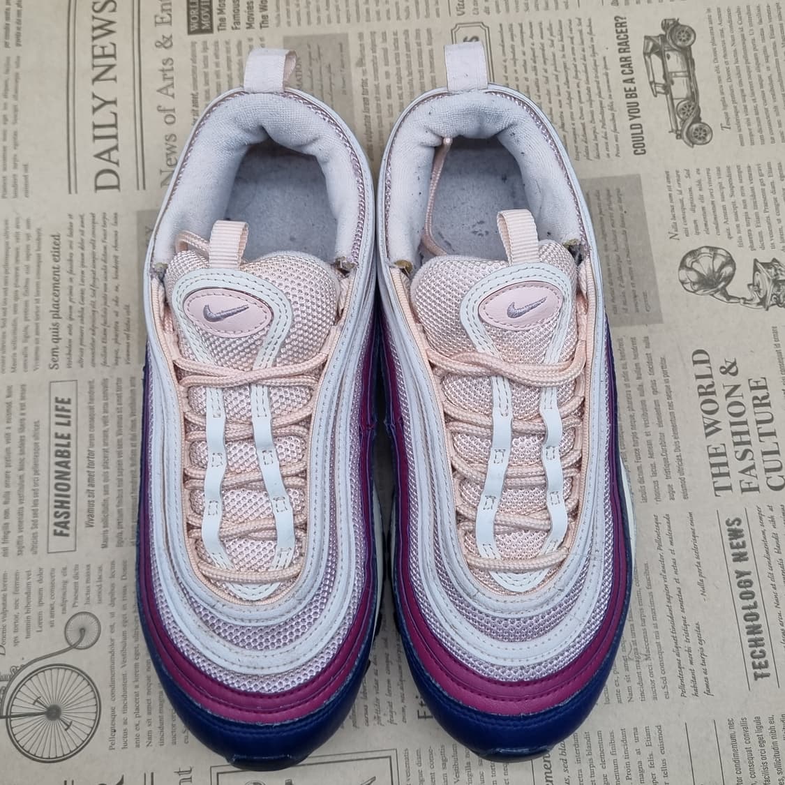 나이키 에어맥스97 퍼플핑크 운동화240 상품이미지2