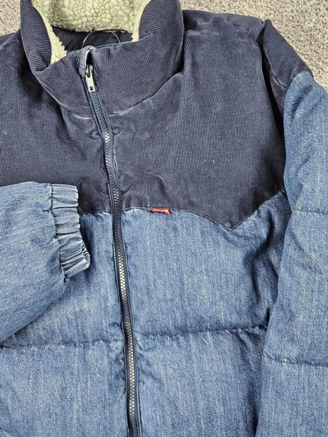 리바이스 슈퍼 푸퍼 데님 패딩 자켓 ( L ) / 10394 상품이미지6