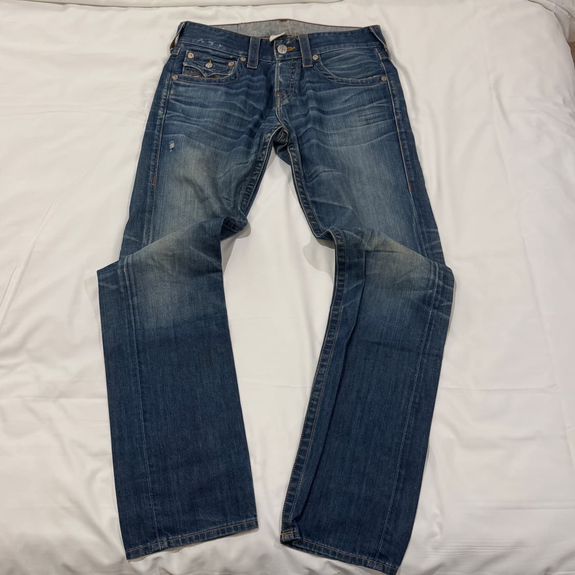 트루릴리젼 빈티지 스트레이트핏 데님 팬츠 34 상품이미지8