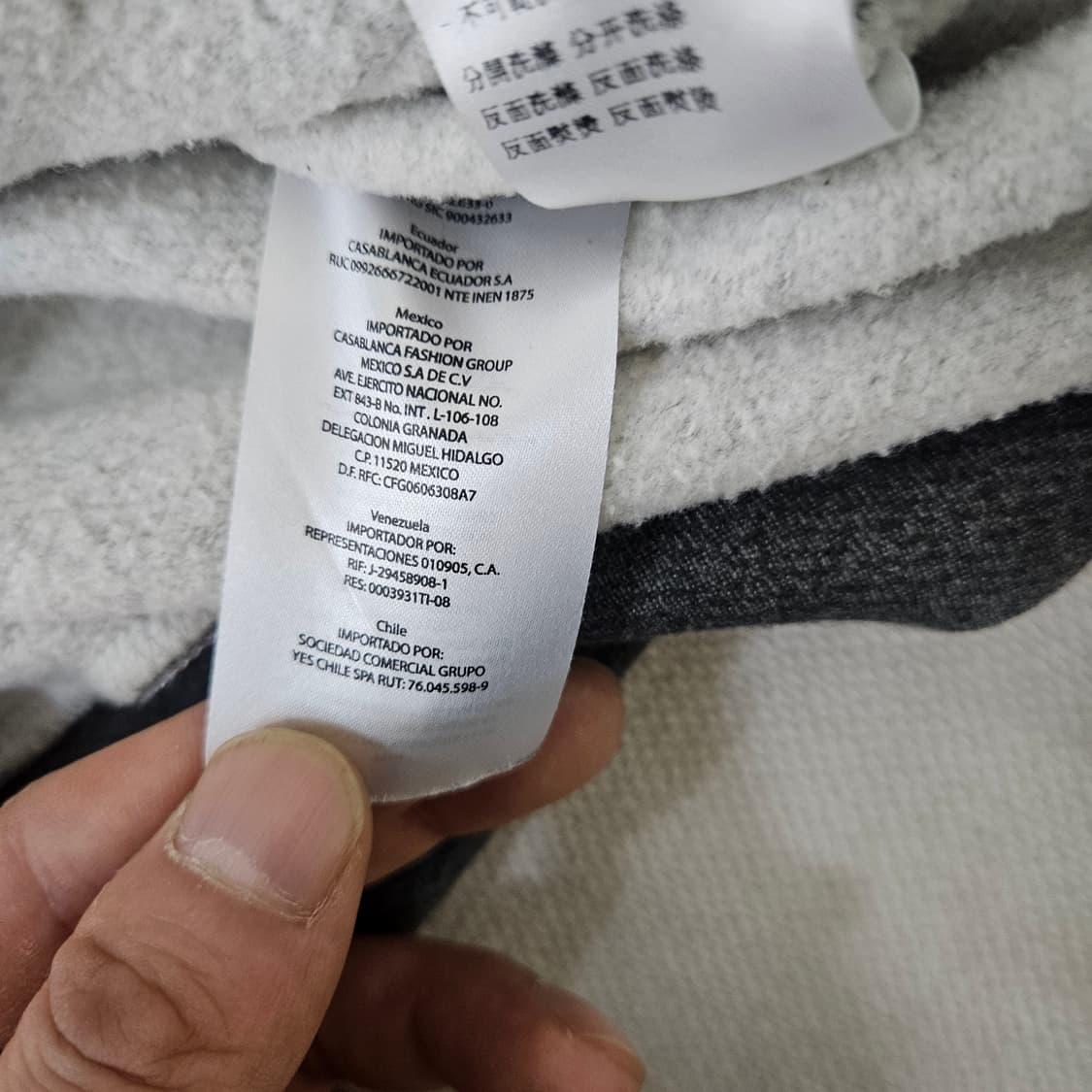 M 아르마니 그레이 기모 집업 0304Y 상품이미지7