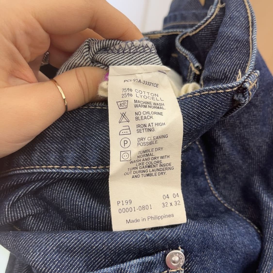 리바이스 엔지니어드진 빈티지 데님팬츠 32인치 C07229 상품이미지6