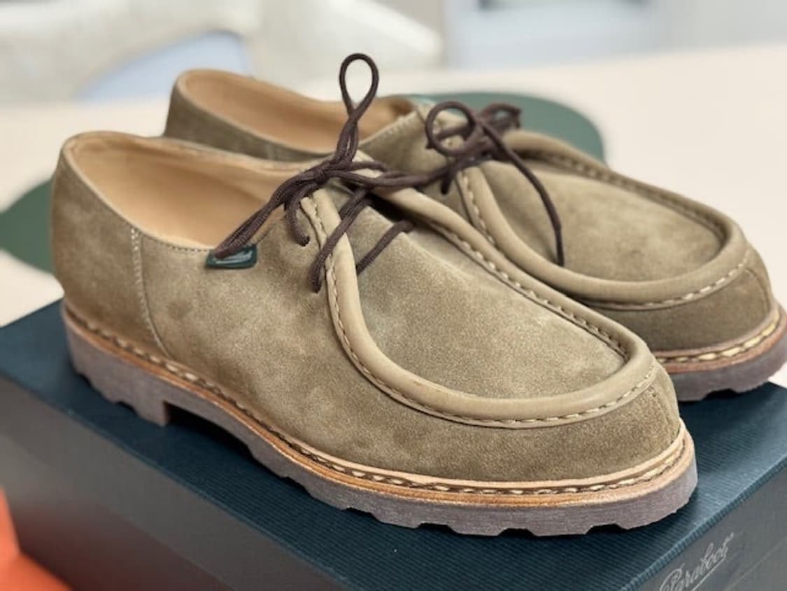 파라부트 미카엘 스웨이드 Vel Army 색상,EU40 사이즈 상품이미지1