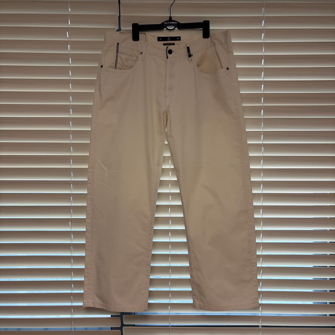 00s 스톤 아일랜드 데님 코튼 치노 팬츠 아이보리 W38 상품이미지1