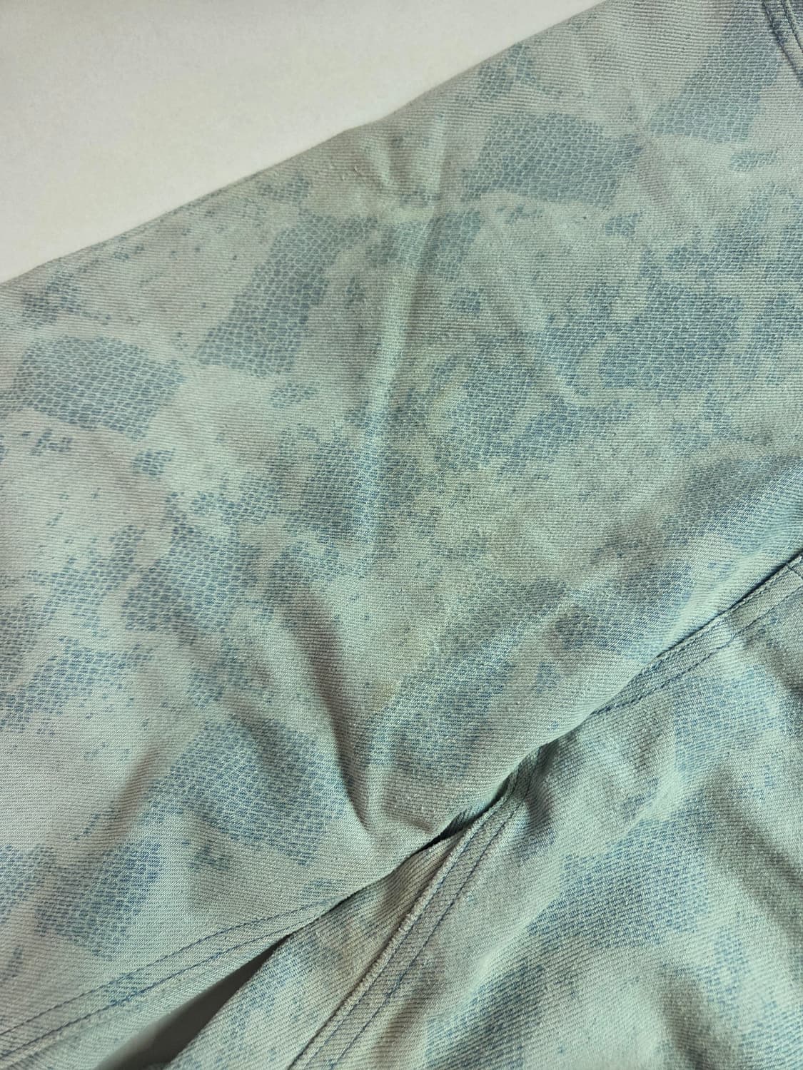 [25] 디온 리 Dion Lee 파이톤 연청 데님 팬츠 상품이미지3