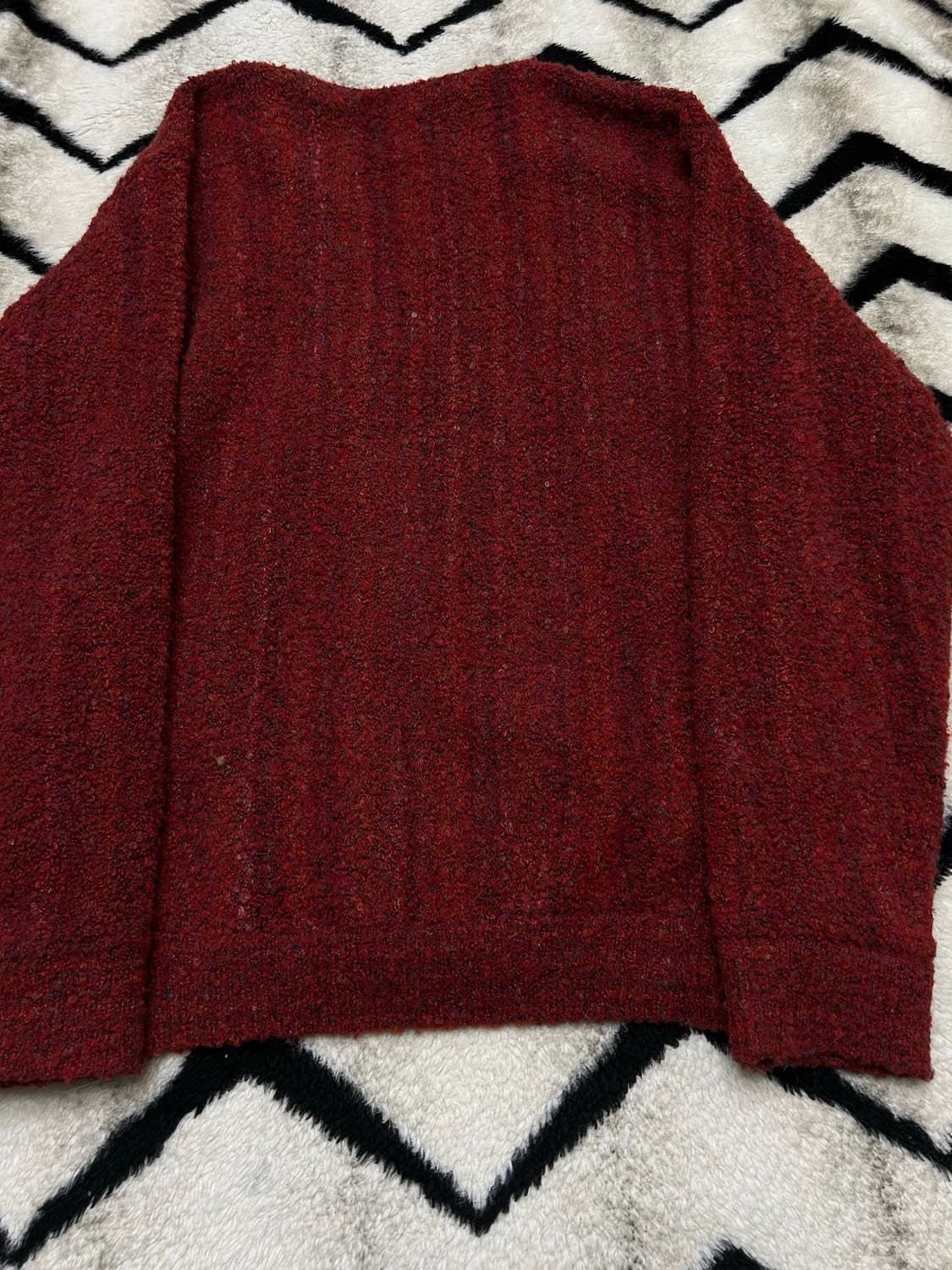 [L]빔즈 루즈핏 부클 니트 가디건 상품이미지4