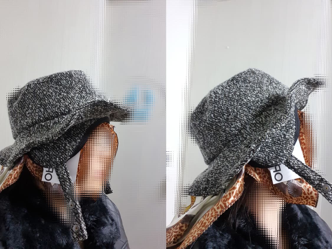 블랙 오픈와이와이 이어플랩 이어프랩 캡 버킷햇 벙거지모자  상품이미지10