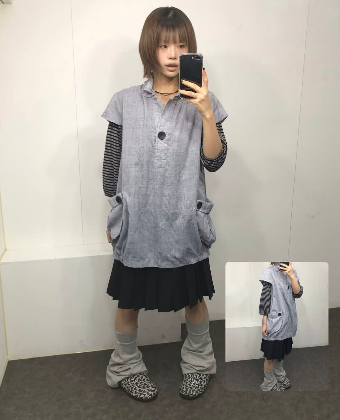 ˚ʚ 그레이 모리 레이어드set ɞ˚ 상품이미지4