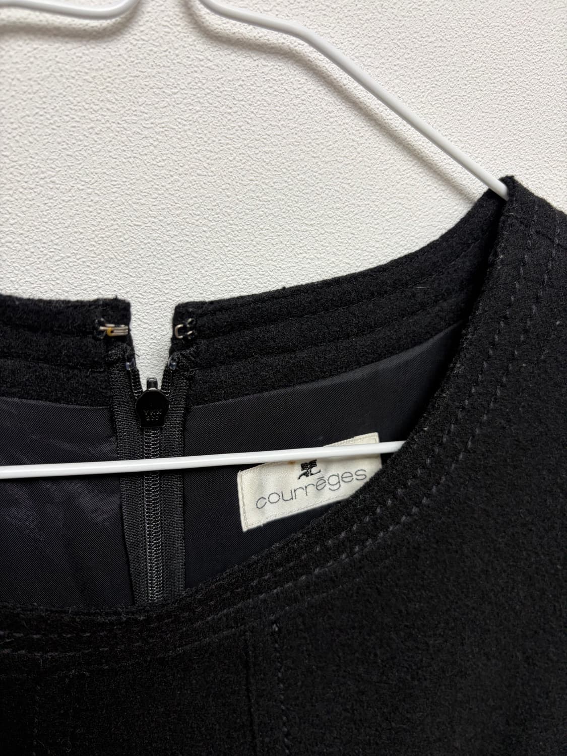 꾸레쥬 울 원피스 상품이미지2