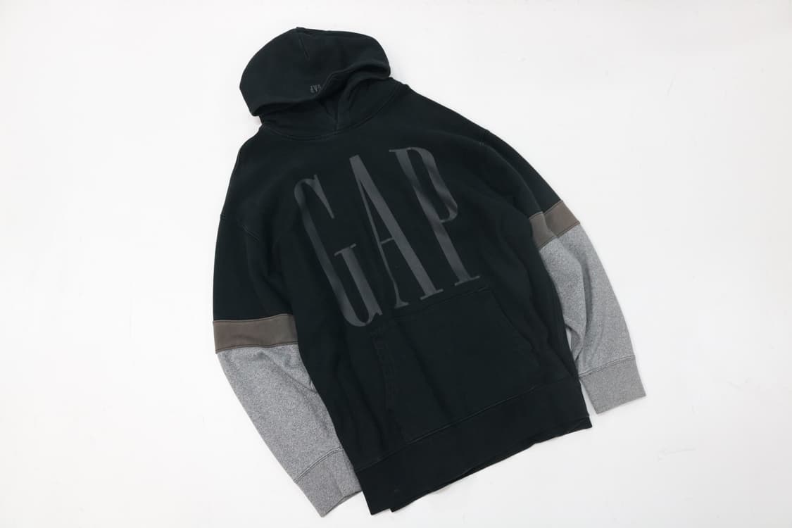 갭 빅로고 배색 빈티지 후드티셔츠 상품이미지2