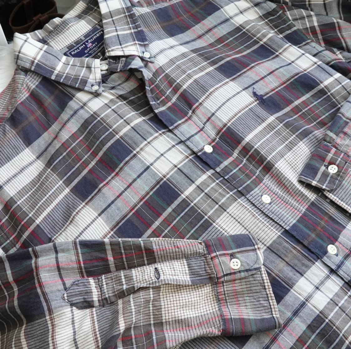 폴로 랄프로렌 스포츠 체크셔츠 1979 상품이미지9