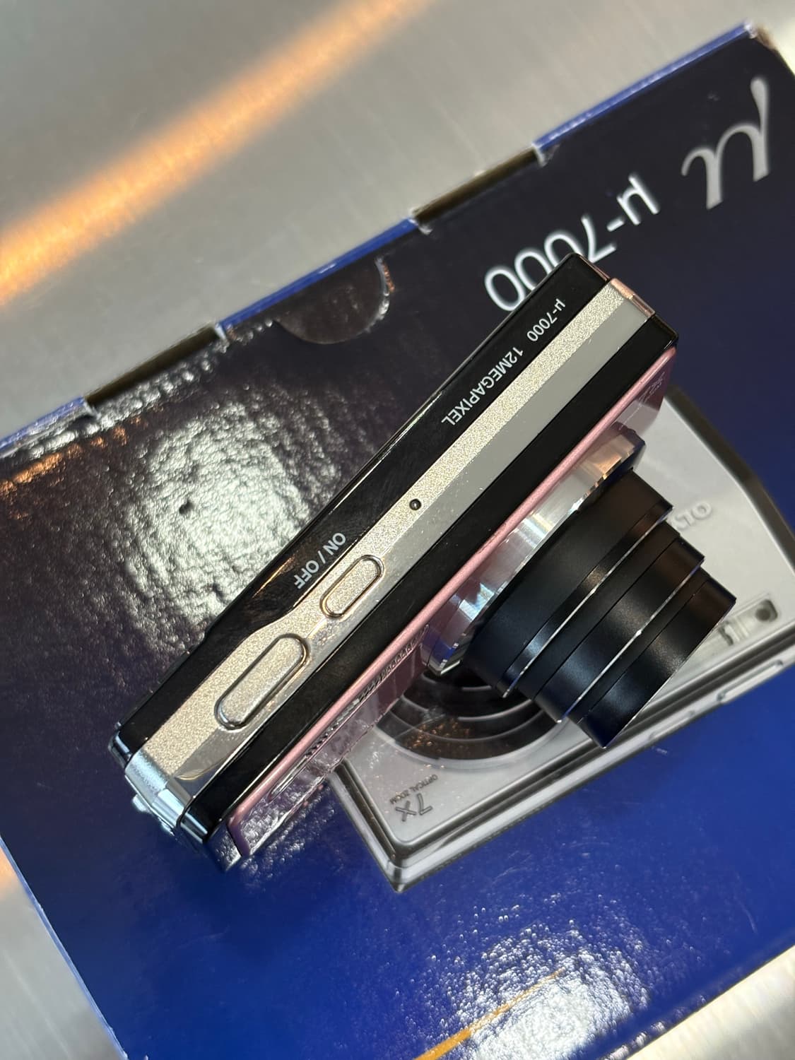 풀박/딸기우유)올림푸스 뮤7000 핑크 빈티지디카 상품이미지6