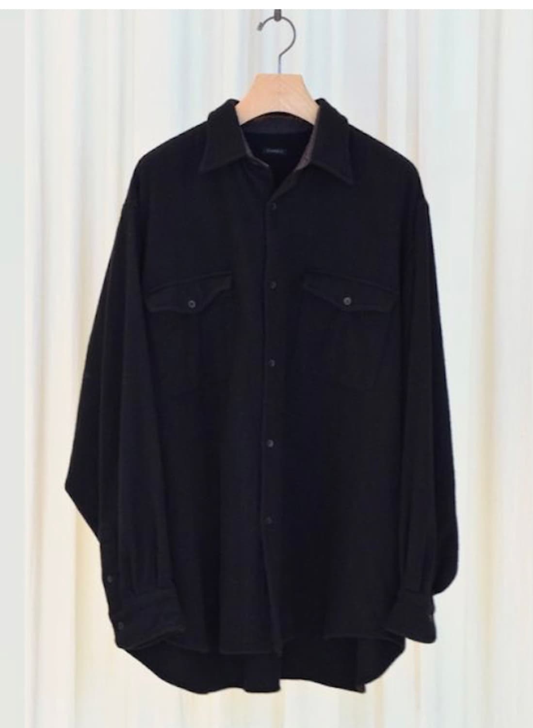 [2] 24AW Comoli 울 캐시미어 CPO 셔츠 상품이미지1