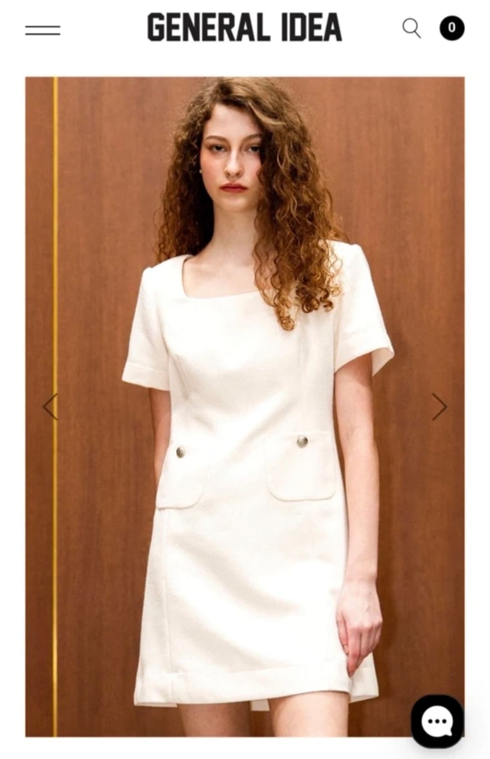 제너럴아이디어 트위드 원피스 상품이미지1