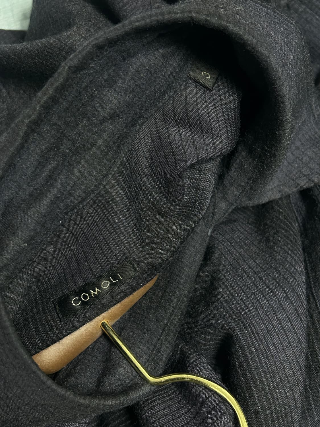 코모리 울실크 워크셔츠(택 보유) 상품이미지5