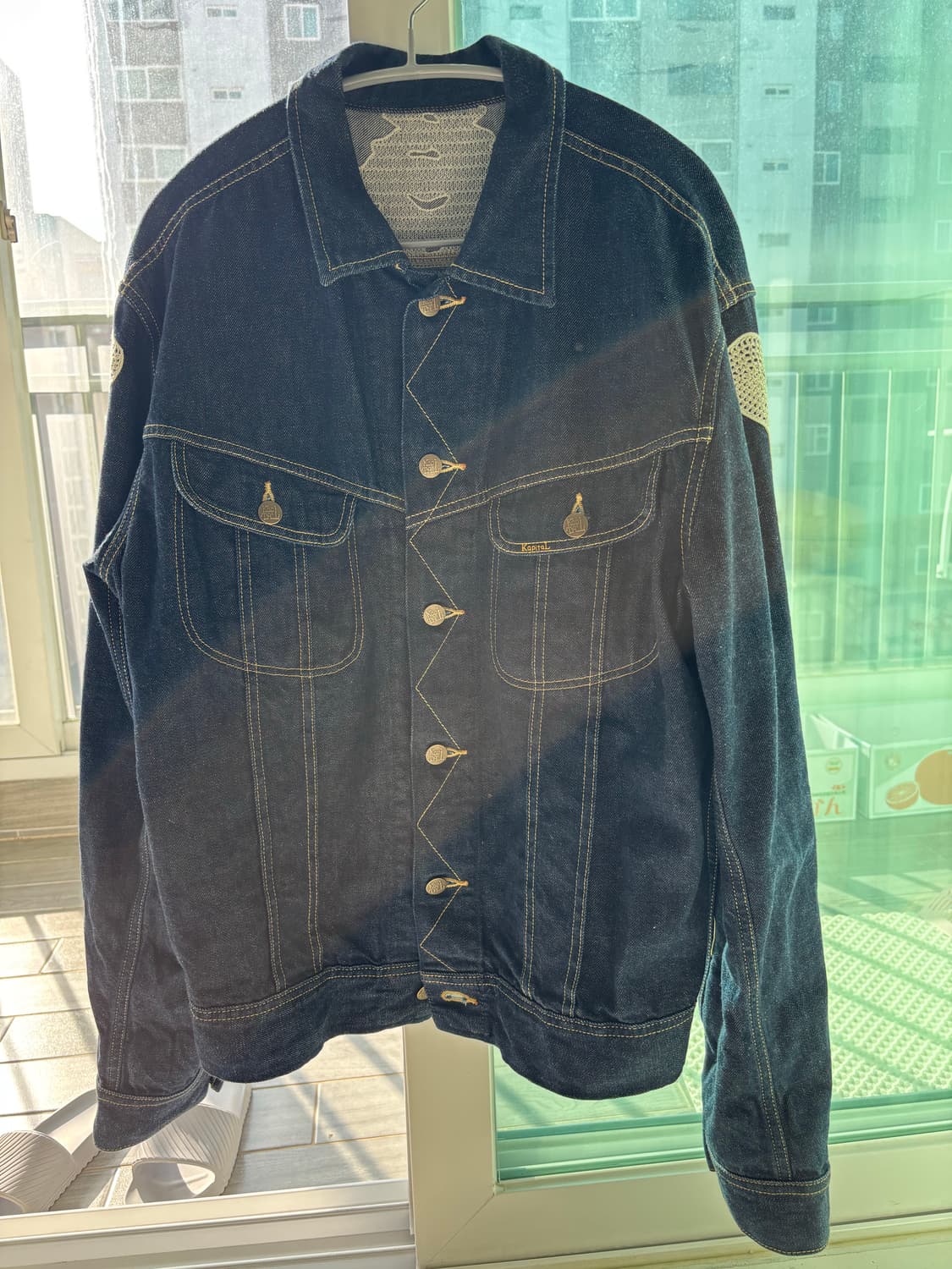 캐피탈 본 데님 자켓 인디고 상품이미지1