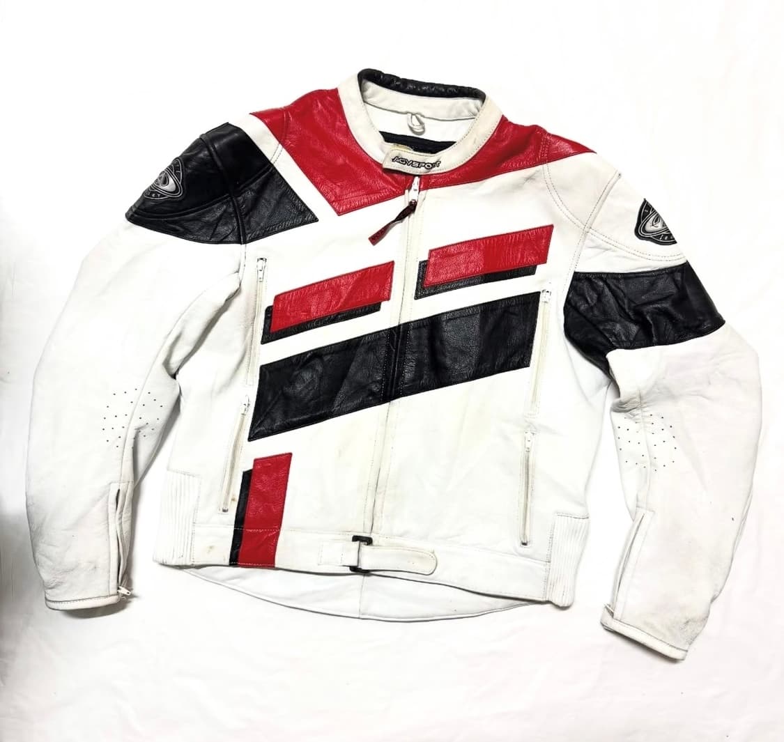 AGV - 레더 바이커 자켓 상품이미지1